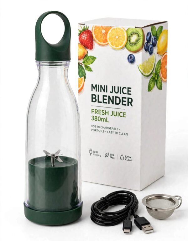 Mini Juicer – Portable Fresh Juice Blender for Kinnow, Orange & Fruits