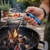 Long neck Electric Rechargeable Lighter being used to ignite a compatible kitchen gas stove